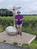 Chris at the start of the coast path